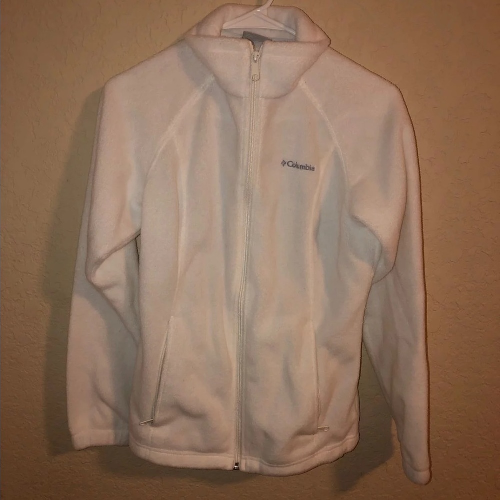 White Columbia fleece jacket